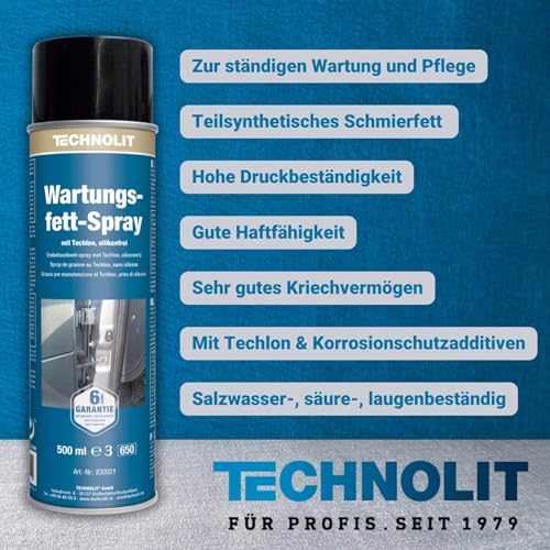 Wartungsfett-Spray mit Techlon 500 ml